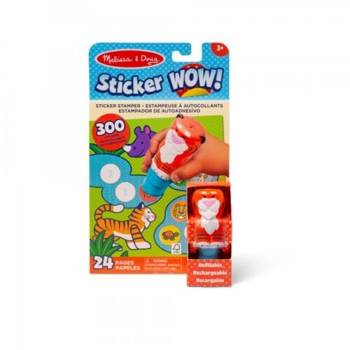 Melissa & Doug Sticker WOW! Tiger - Activity Pad & Sticker Stamper