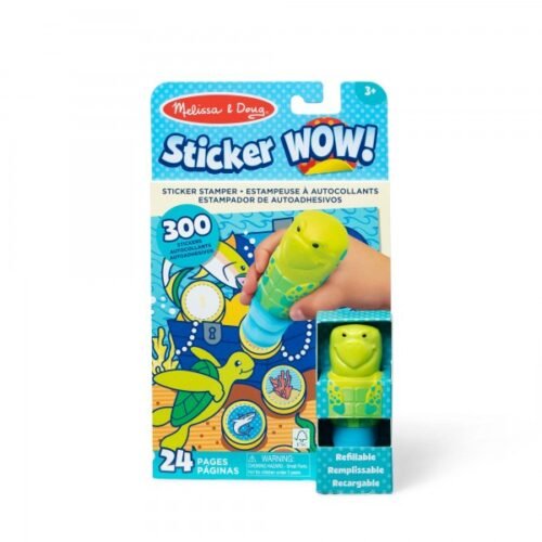 Melissa & Doug Sticker WOW! Turtle - Activity Pad & Sticker Stamper