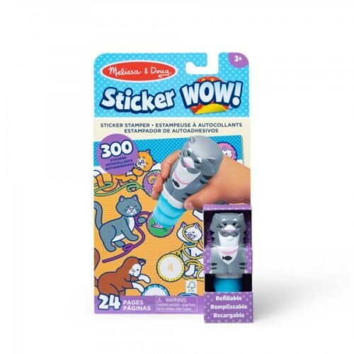Melissa & Doug Sticker WOW! Cat - Activity Pad & Sticker Stamper