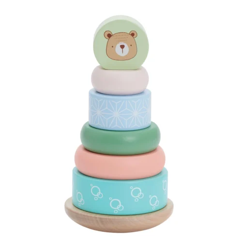 Bubble Wooden Animal Bowling Set