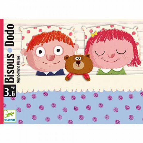 DJECO Bisous Dodo- "Night-Night Kisses" Card Game
