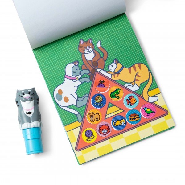Melissa & Doug Sticker WOW! Cat - Activity Pad & Sticker Stamper