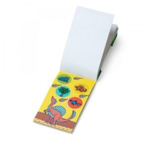 02 Melissa & Doug Sticker WOW! Dinosaur - Mini Activity Pad & Refill Stickers (200+ Stickers, Stamper Not Included)