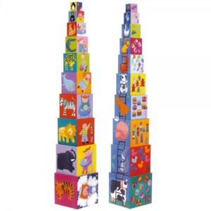 DJECO 10 Funny Blocks For Infants