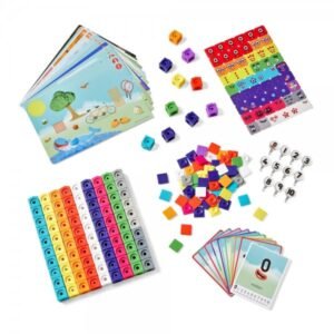 hand2mind Numberblocks MathLink Cubes 1-10 Activity Set