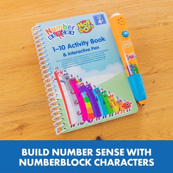 02 EDUCATIONAL INSIGHTS Hot Dots Numberblocks Activity Book 1-10 & Interactive Pen