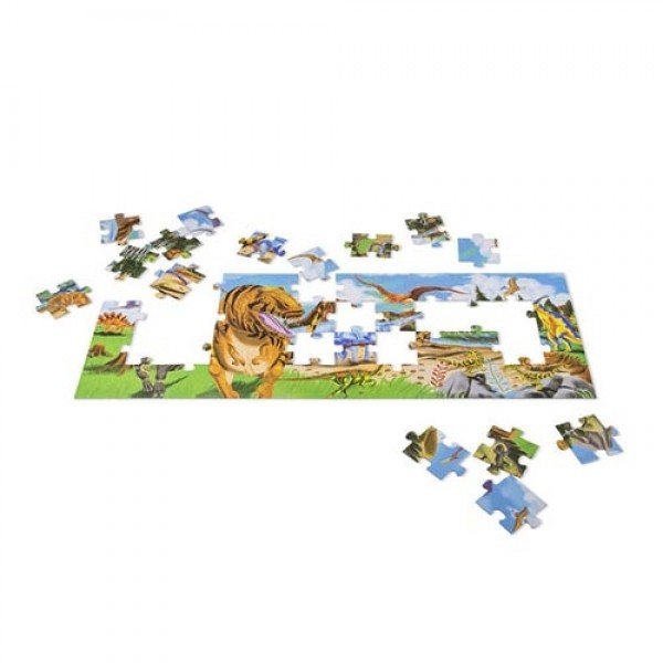 MELISSA & DOUG Land of Dinosaurs Floor Puzzle - 48 Pieces