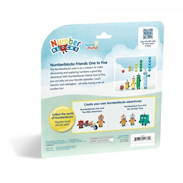 hand2mind Numberblocks Friends One to Five Figure Set