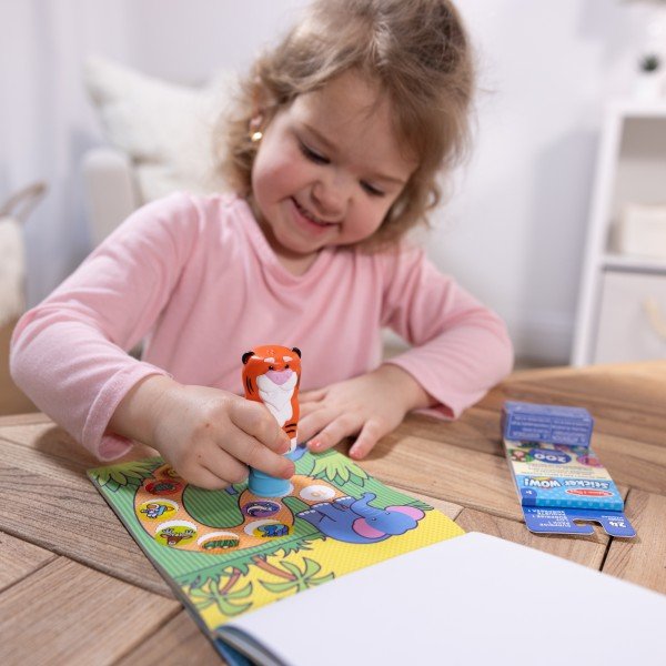 Melissa & Doug Sticker WOW! Tiger - Activity Pad & Sticker Stamper
