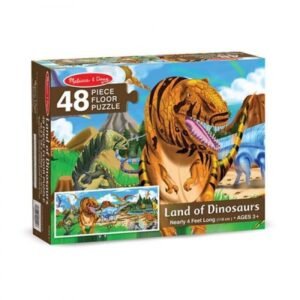 MELISSA & DOUG Land of Dinosaurs Floor Puzzle - 48 Pieces